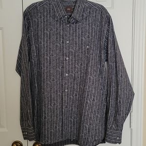 Ike Behar Paisley Dress Shirt